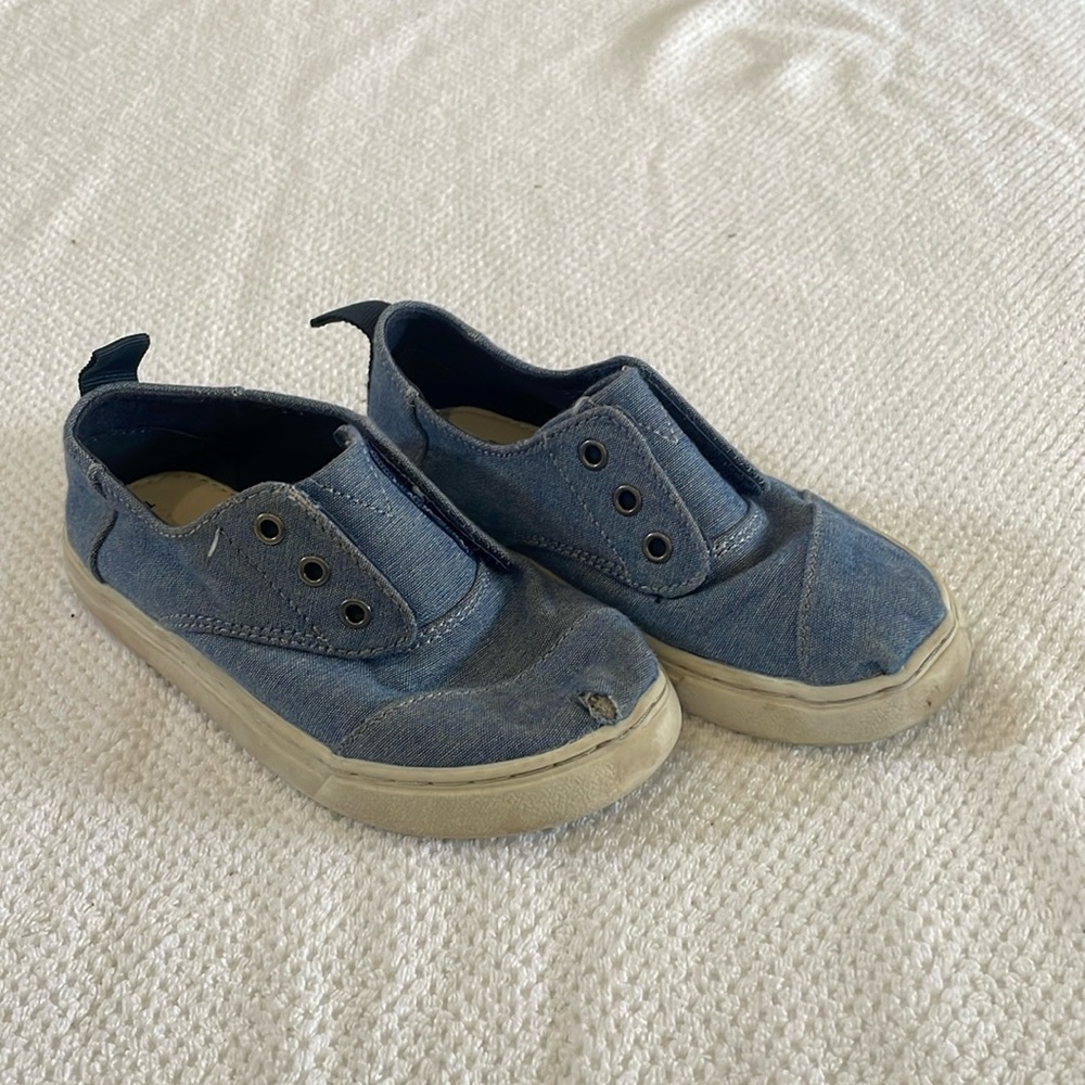 Toddler TOMS - denim